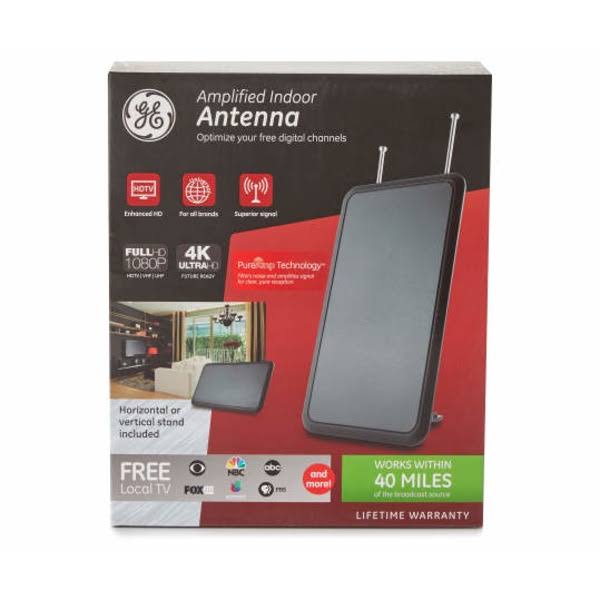 GE - Amplified Indoor TV Antenna