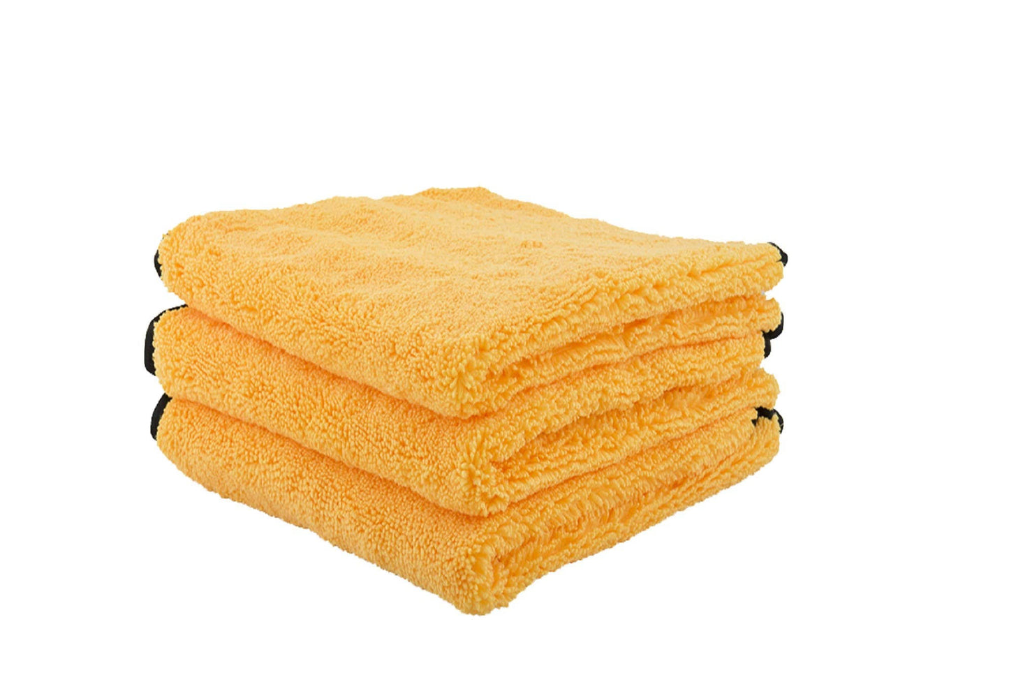 Chemical Guys MIC_506_03 Professional Grade Premium Microfiber Towels, Gold 16 x 16, Pack of 3