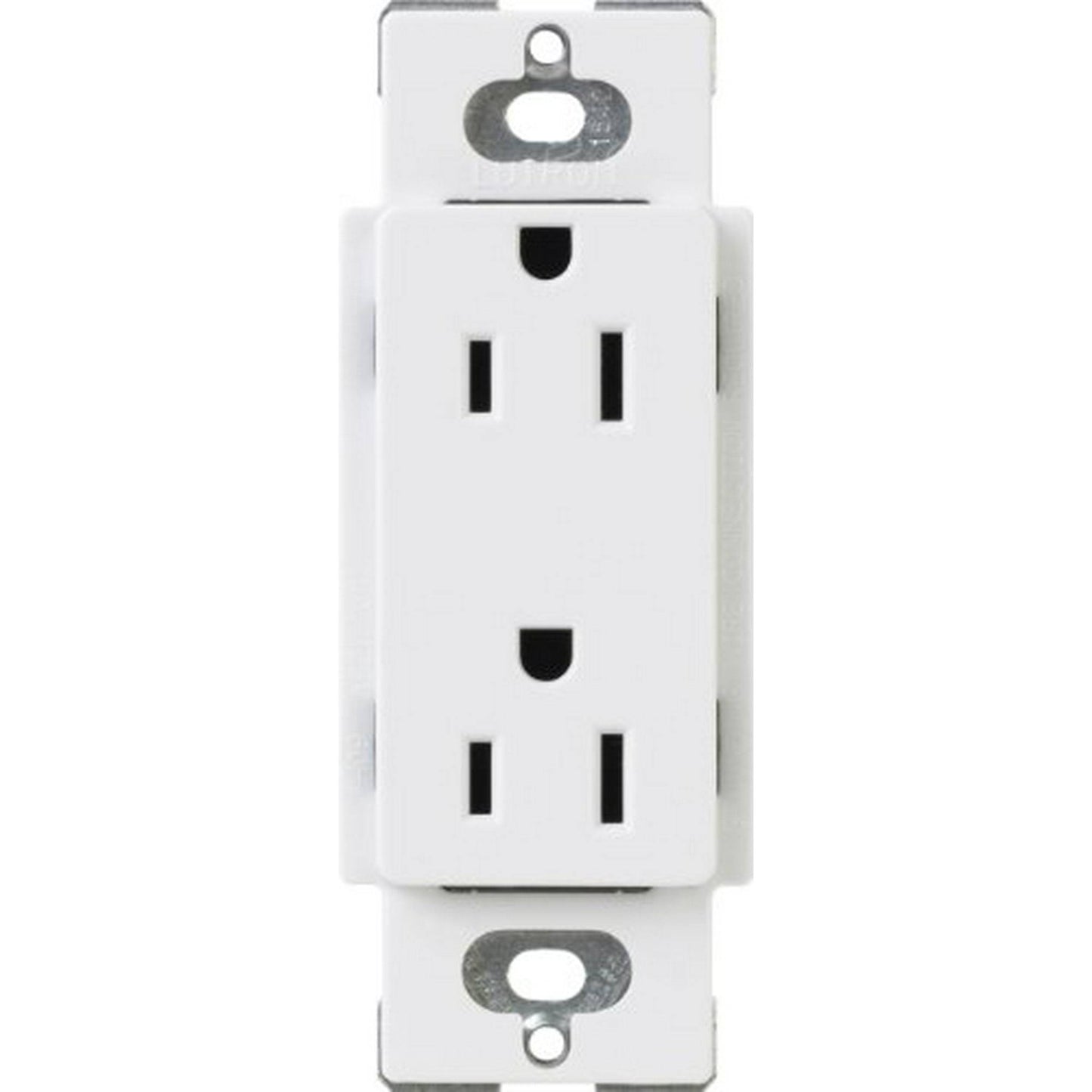 Lutron Claro CARS-15-TR-WH Tamper Resistant Receptacle, White