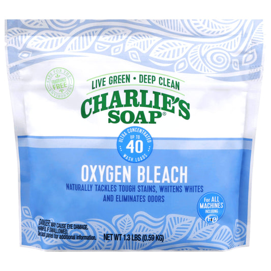 Charlies Soap Non-Chlorine Oxygen Bleach - 2.64 lb jar