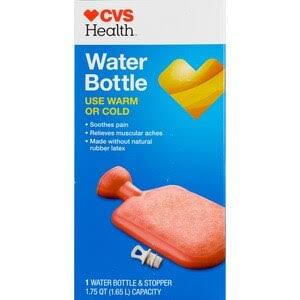 CVS Warm Cold 1.75 qt Quart Water Bottle Use Warm or Cold Soothes Muscular Aches